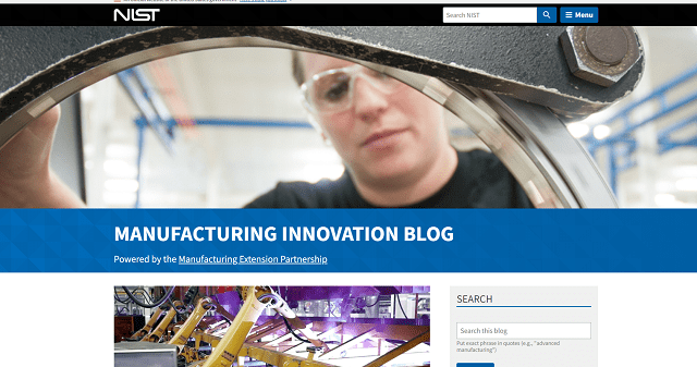 NIST制造业创新的博客